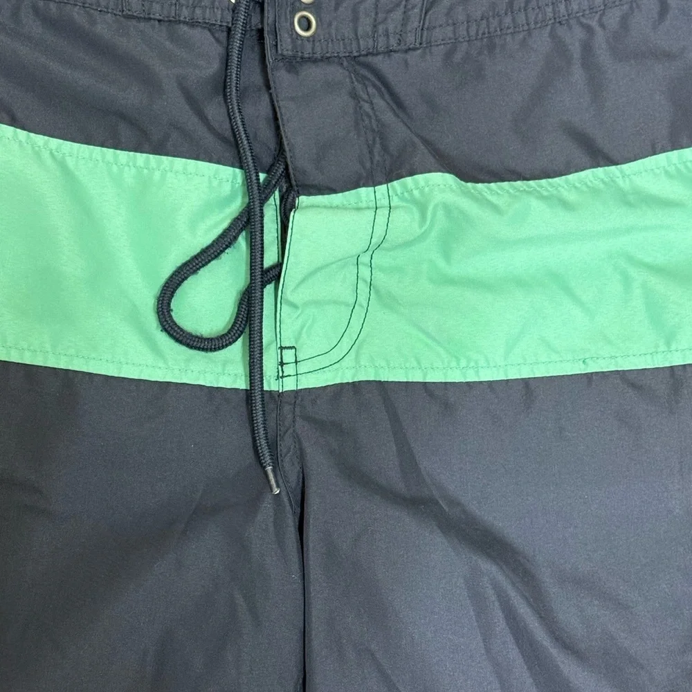 GAP Men's Navy and Aqua Swim Board Shorts